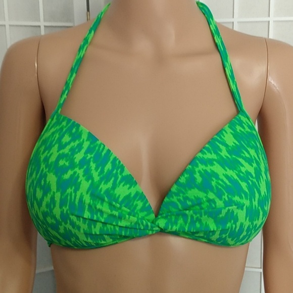 SO Other - SO Green and blue bikini top